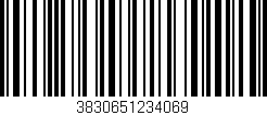 Código de barras (EAN, GTIN, SKU, ISBN): '3830651234069'