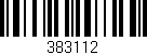 Código de barras (EAN, GTIN, SKU, ISBN): '383112'