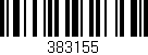 Código de barras (EAN, GTIN, SKU, ISBN): '383155'