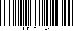 Código de barras (EAN, GTIN, SKU, ISBN): '3831773037477'