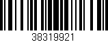 Código de barras (EAN, GTIN, SKU, ISBN): '38319921'