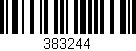 Código de barras (EAN, GTIN, SKU, ISBN): '383244'
