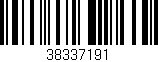 Código de barras (EAN, GTIN, SKU, ISBN): '38337191'