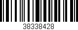Código de barras (EAN, GTIN, SKU, ISBN): '38338428'