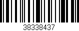 Código de barras (EAN, GTIN, SKU, ISBN): '38338437'