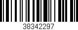 Código de barras (EAN, GTIN, SKU, ISBN): '38342297'