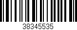 Código de barras (EAN, GTIN, SKU, ISBN): '38345535'