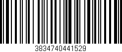 Código de barras (EAN, GTIN, SKU, ISBN): '3834740441529'