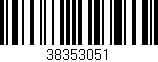 Código de barras (EAN, GTIN, SKU, ISBN): '38353051'