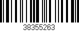 Código de barras (EAN, GTIN, SKU, ISBN): '38355263'