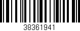 Código de barras (EAN, GTIN, SKU, ISBN): '38361941'