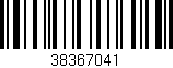 Código de barras (EAN, GTIN, SKU, ISBN): '38367041'