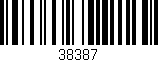 Código de barras (EAN, GTIN, SKU, ISBN): '38387'