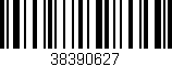 Código de barras (EAN, GTIN, SKU, ISBN): '38390627'