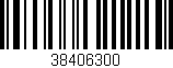 Código de barras (EAN, GTIN, SKU, ISBN): '38406300'