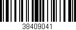 Código de barras (EAN, GTIN, SKU, ISBN): '38409041'