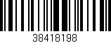 Código de barras (EAN, GTIN, SKU, ISBN): '38418198'