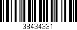 Código de barras (EAN, GTIN, SKU, ISBN): '38434331'