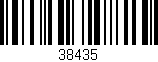 Código de barras (EAN, GTIN, SKU, ISBN): '38435'