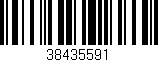 Código de barras (EAN, GTIN, SKU, ISBN): '38435591'