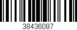 Código de barras (EAN, GTIN, SKU, ISBN): '38436097'