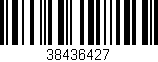 Código de barras (EAN, GTIN, SKU, ISBN): '38436427'