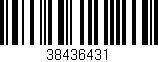 Código de barras (EAN, GTIN, SKU, ISBN): '38436431'