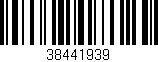 Código de barras (EAN, GTIN, SKU, ISBN): '38441939'