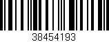 Código de barras (EAN, GTIN, SKU, ISBN): '38454193'