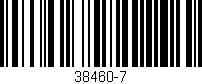 Código de barras (EAN, GTIN, SKU, ISBN): '38460-7'