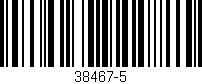 Código de barras (EAN, GTIN, SKU, ISBN): '38467-5'
