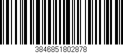 Código de barras (EAN, GTIN, SKU, ISBN): '3846851802878'
