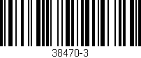 Código de barras (EAN, GTIN, SKU, ISBN): '38470-3'