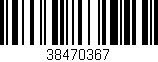 Código de barras (EAN, GTIN, SKU, ISBN): '38470367'