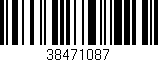 Código de barras (EAN, GTIN, SKU, ISBN): '38471087'