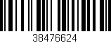 Código de barras (EAN, GTIN, SKU, ISBN): '38476624'
