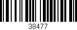 Código de barras (EAN, GTIN, SKU, ISBN): '38477'