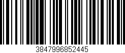 Código de barras (EAN, GTIN, SKU, ISBN): '3847996852445'