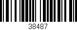 Código de barras (EAN, GTIN, SKU, ISBN): '38487'