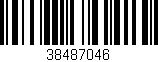 Código de barras (EAN, GTIN, SKU, ISBN): '38487046'