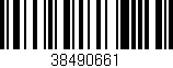 Código de barras (EAN, GTIN, SKU, ISBN): '38490661'