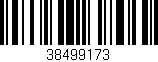 Código de barras (EAN, GTIN, SKU, ISBN): '38499173'