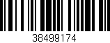 Código de barras (EAN, GTIN, SKU, ISBN): '38499174'