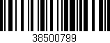 Código de barras (EAN, GTIN, SKU, ISBN): '38500799'