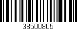 Código de barras (EAN, GTIN, SKU, ISBN): '38500805'