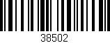 Código de barras (EAN, GTIN, SKU, ISBN): '38502'