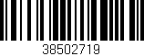 Código de barras (EAN, GTIN, SKU, ISBN): '38502719'