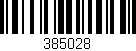 Código de barras (EAN, GTIN, SKU, ISBN): '385028'