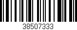 Código de barras (EAN, GTIN, SKU, ISBN): '38507333'