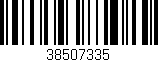 Código de barras (EAN, GTIN, SKU, ISBN): '38507335'